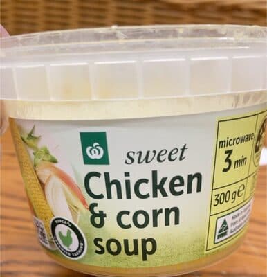 Sweet Chicken and corn soup