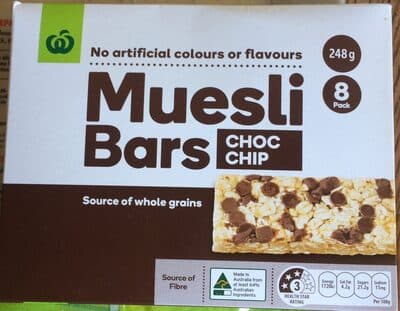 WW Muesli Bars Choc Chip
