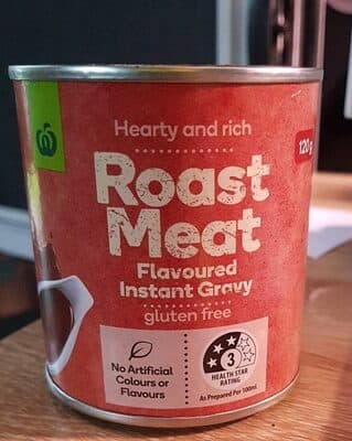 Roast meat gravy flavoured instant