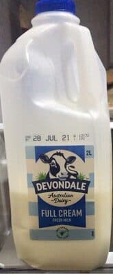Full cream milk