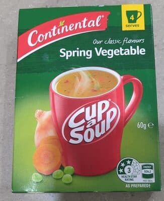 Cup a Soup Spring Vegetable