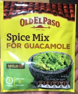 Guacamole spice mix