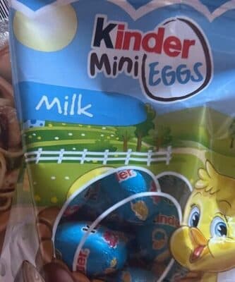 Kinder mini eggs milk