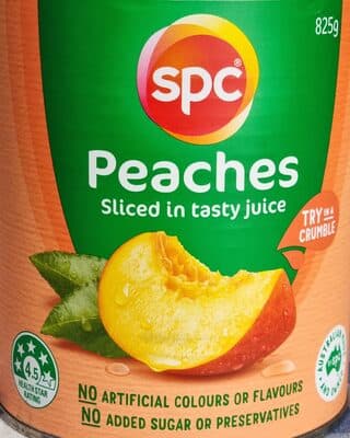 Peaches Sliced In Tasty Juice