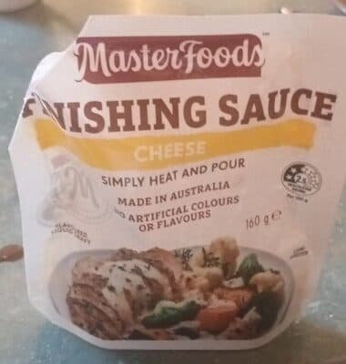 Finishing sauce cheese