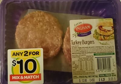 Turkey burgers