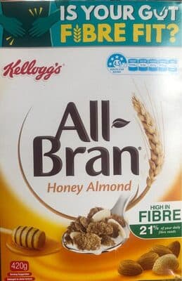 All bran honey almond