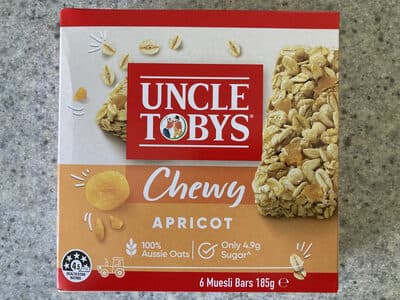 Chewy Muesli Bars Apricot
