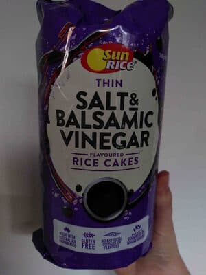 Thin Salt & Balsamic Vinegar Flavoured Rice Cakes
