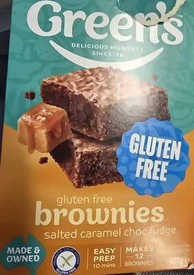 Gluten Free Salted Caramel Choc Fudge Brownies