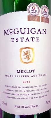 Mc Guigan Estate Merlot