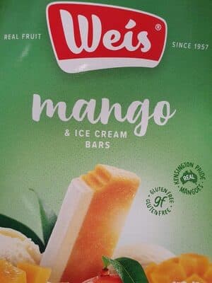 Weis mango & ice cream bar