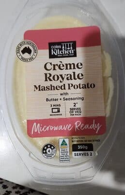 creme royale mashed potato