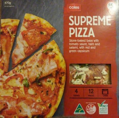 Coles Supreme Pizza