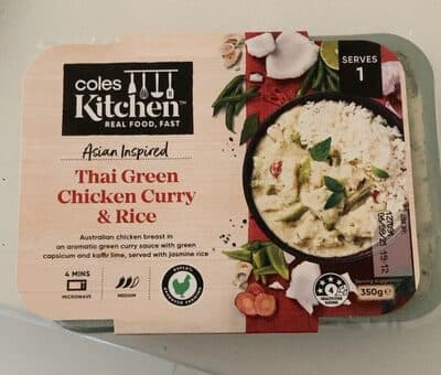 Thai green chicken curry