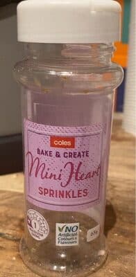 Mini Heart Sprinkles