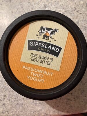Passion fruit Twist Yogurt