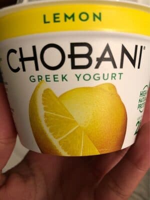 Chobani greek yogurt lemon