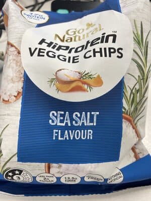 HiProtein Veggie Chips Sea Salt Flavour