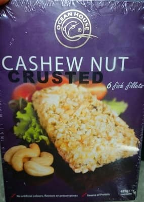 Cashew Nut Crusted Fish Fillets