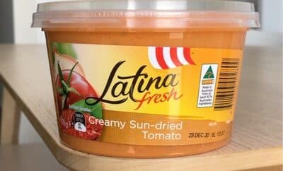 Latina fresh creamy sun-dried tomato