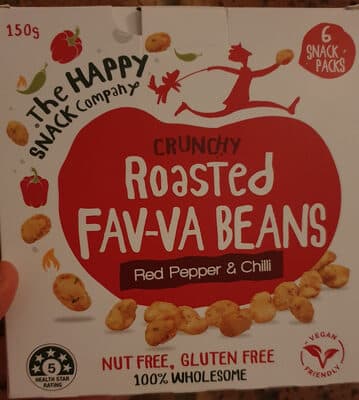 Crunchy Roasted Fav-va Beans Red Pepper & Chilli