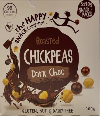 Roasted chickpeas dark chocolate