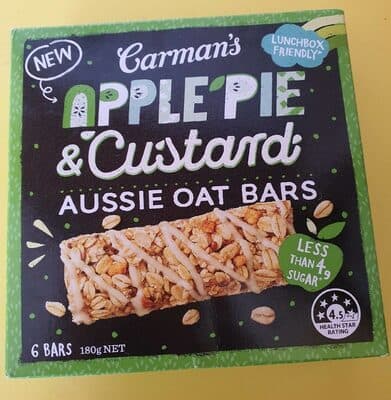 Apple Pie & Custard Aussie Oat Bar