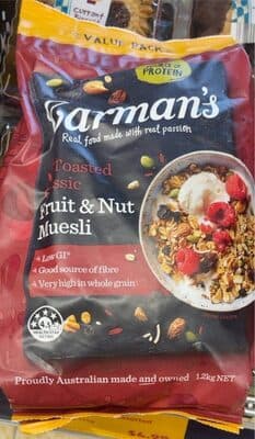 Fruit & nut muesli