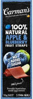 Apple blueberry fruit strap