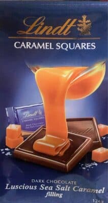 Lindt Caramel Square Dark Chocolate