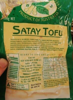 Satay Tofu