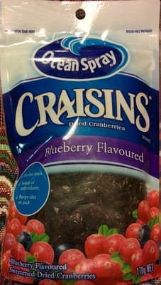 Craisins - Blueberry Flavoured