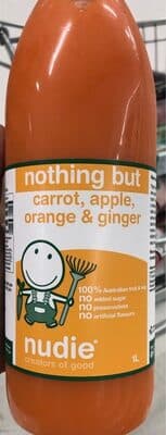 Nothing but carrot, apple, orange & ginger