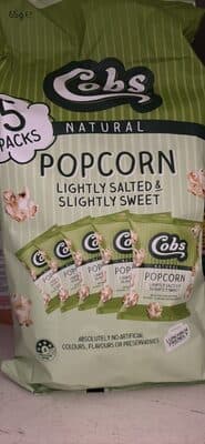 Popcorn Lightly Salted & Slightly Sweet