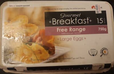 Gourmet Breakfast Free Range Eggs
