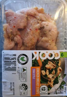 Chicken Breast Strips Thai Style