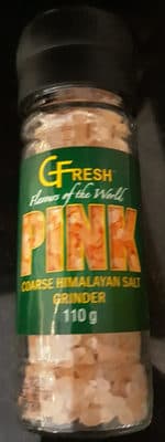 Pink Coarse Himalayan Salt Grinder