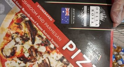 Della rossa pizza mushroom