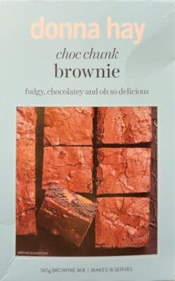 Choc chunk brownie