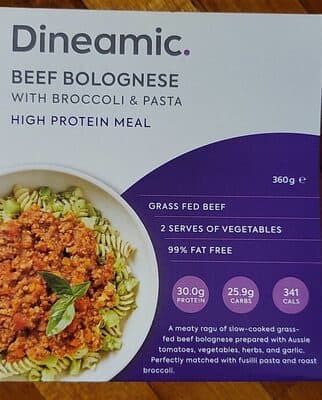 Beef Bolognese With Broccoli and Pasta