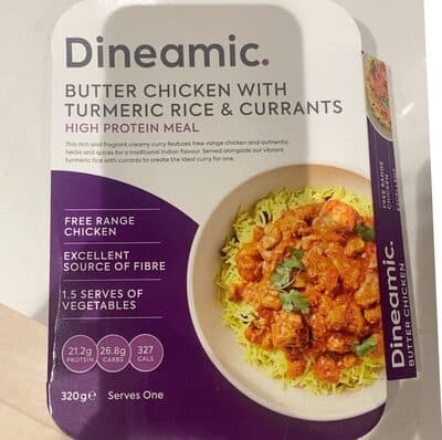 Butter Chicken with Turmeric Rice and Currants