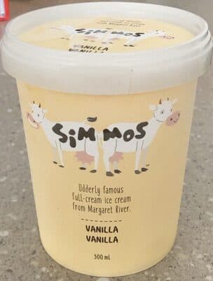 Udderly famous full-cream icecream from Margaret River Vanilla