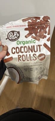 Organic Coconut Rolls Chocolate