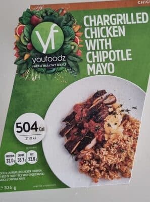 Chargrilled chicken with Chipotle Mayo