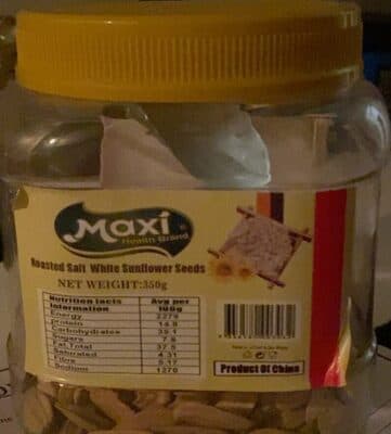 Roasted Salt White Sunflower Seeds
