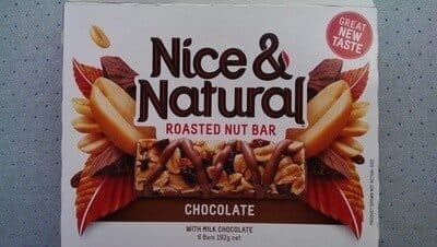 Nice & Natural Roasted Nut Bar - Chocolate