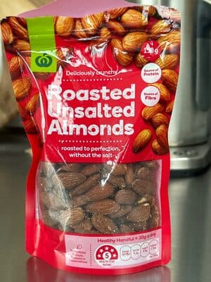 Roasted Unsalted Almonds