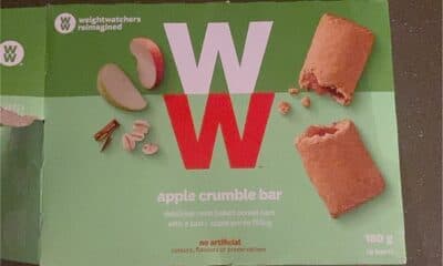 Weight Watchers Apple Crumble Bar