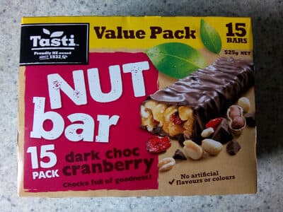 Dark Choc Cranberry Nut Bar